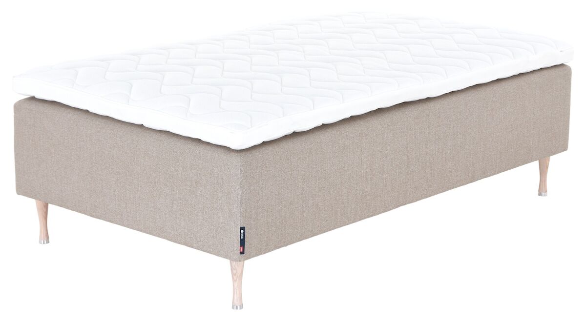 Unia Kulta runkopatjapaketti 120x200 L ergo, beige Samoa 1, saarni jalat 20 cm