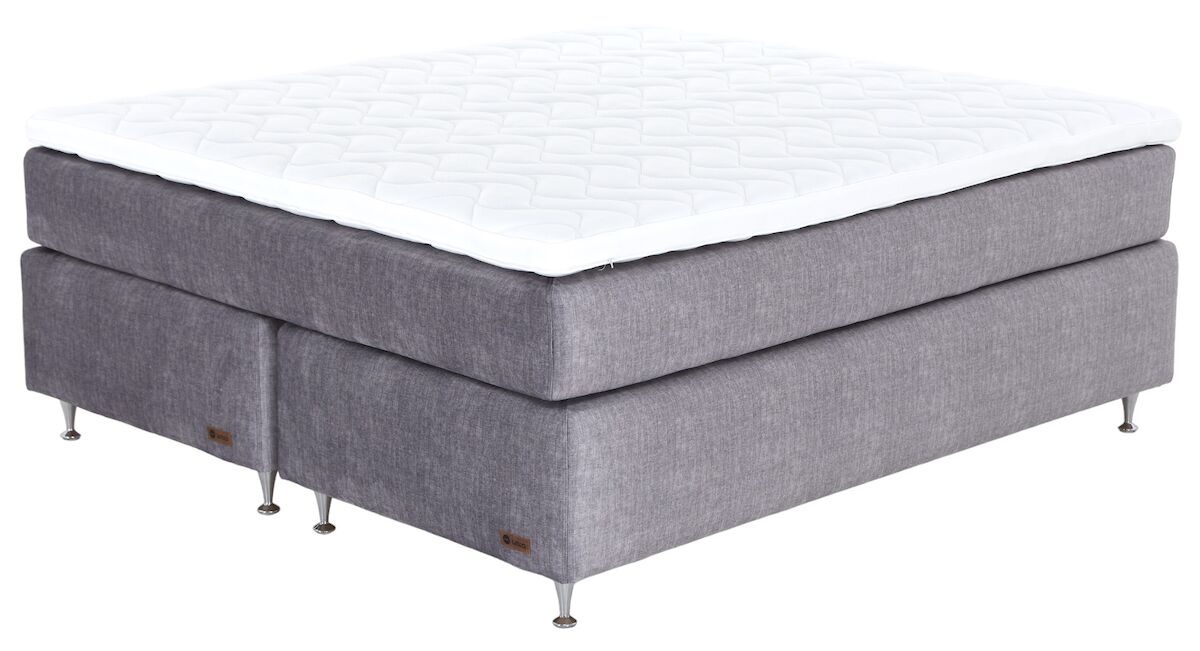 Unia Platina jenkkisänkypaketti 180 L/XL Stylex, shampanja jalat, harmaa Voque 1
