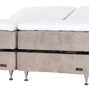 Unia Platina moottorisänkypaketti 160 M/L luonnonkumi, shampanja jalat, beige Vo
