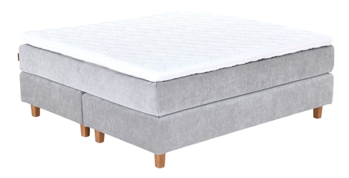 Unia Premium Jenkkisänkypaketti L 160x200 Hopea, 900 stylex pp, Tammi kartio 14c
