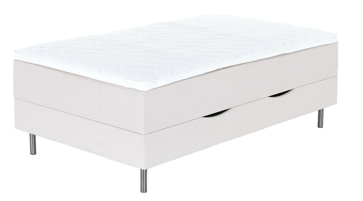 Unia säilytyslaatikkosänkypaketti 120x200 beige, Unia Pronssi pp, 10cm jalat