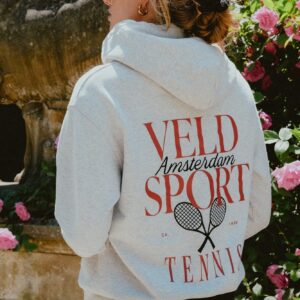 Jordaan Sport Tennis huppari Heather Grey