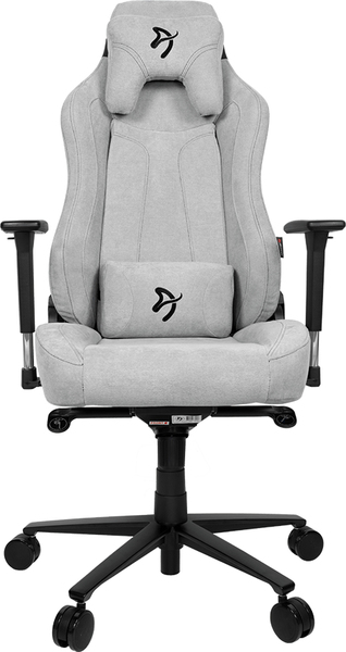 Arozzi Vernazza Soft Fabric -pelituoli, vaalean harmaa
