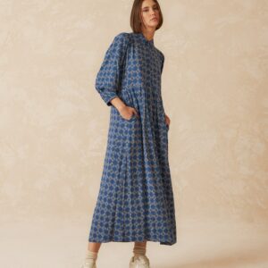 Prune Maxi Dress Denim Blue