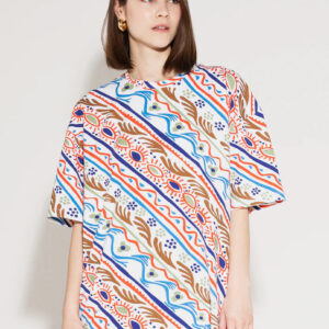 Vizitke T-Shirt Folkdoodle White