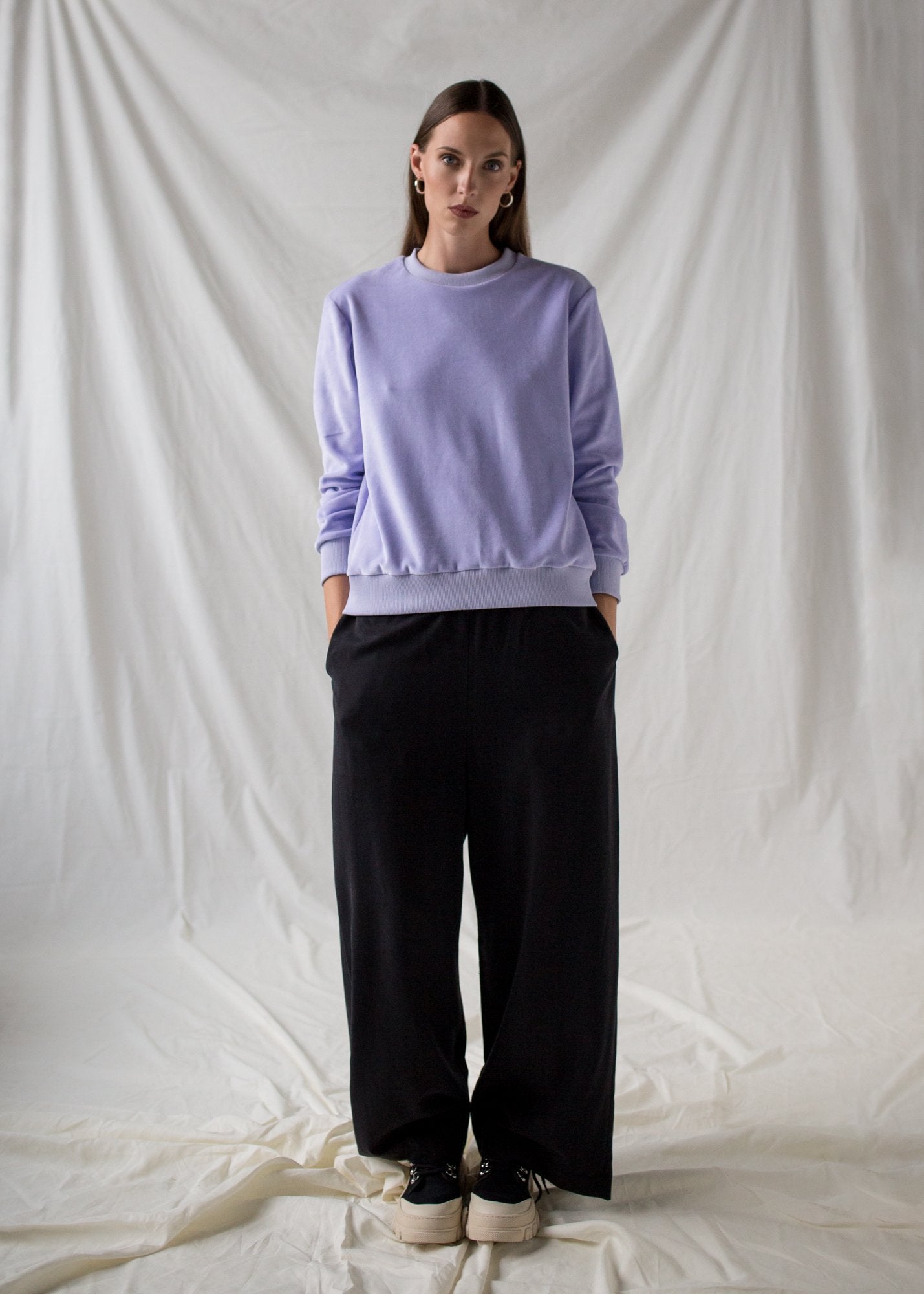 Velour Svetari Lila