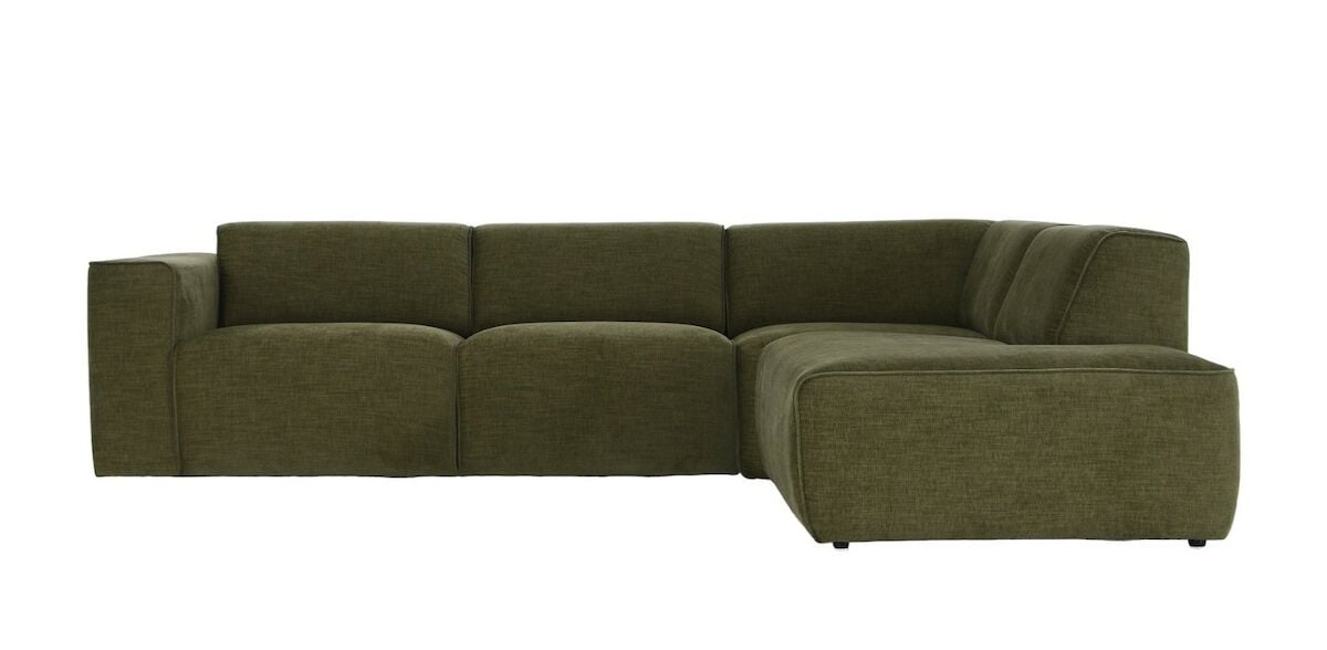 Hali avokulmasohva oikea Home 14 vihreä