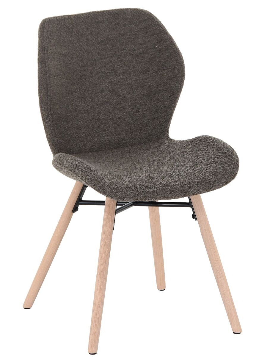 Keto tuoli taupe Monza 40, valkotammi jalat