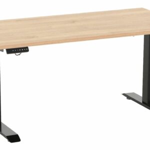 Office sähköpöytä 115x67 cm tammi musta jalka