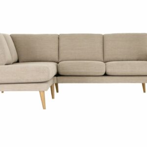 Viive avokulmasohva vasen vaalea beige Naomi 42, jalat 50100 tammi