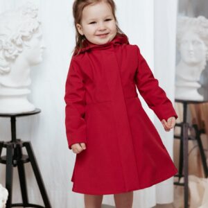Scarlet Red Lasten Sadetakki Punainen