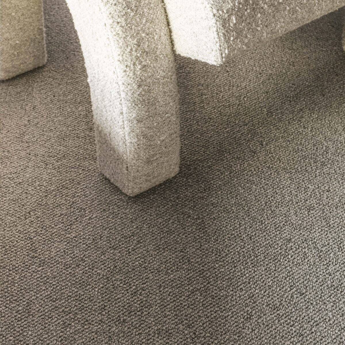 VM Carpet Hiillos villamatto Ø200 cm harmaa 740 kantattu