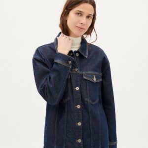 Phoebe Denim Jacket Dark Blue