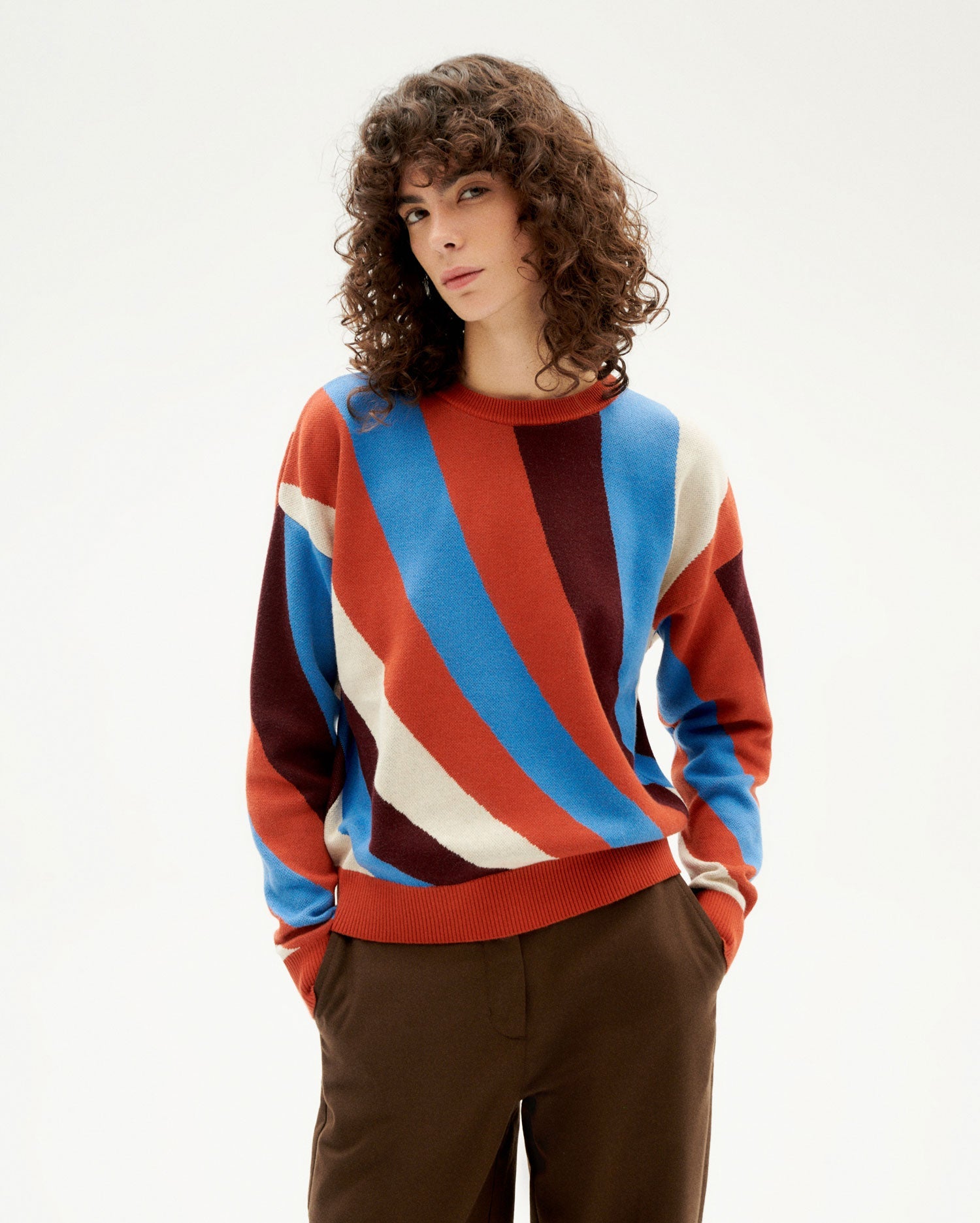 Paloma Knitted Sweater Cold Blue