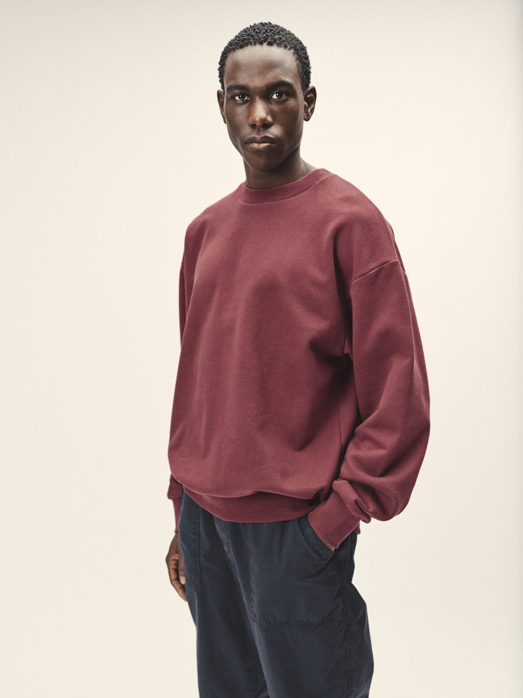 Oversized Sweatshirt In Organic Cotton