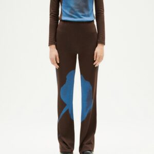 Naia Pants Brown Flower
