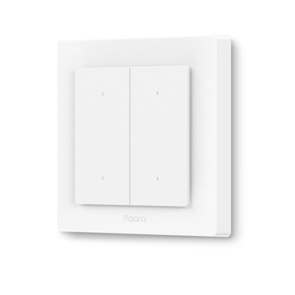 Aqara Light Switch H2 (4 nappia, 2 kanavaa) -älykytkin