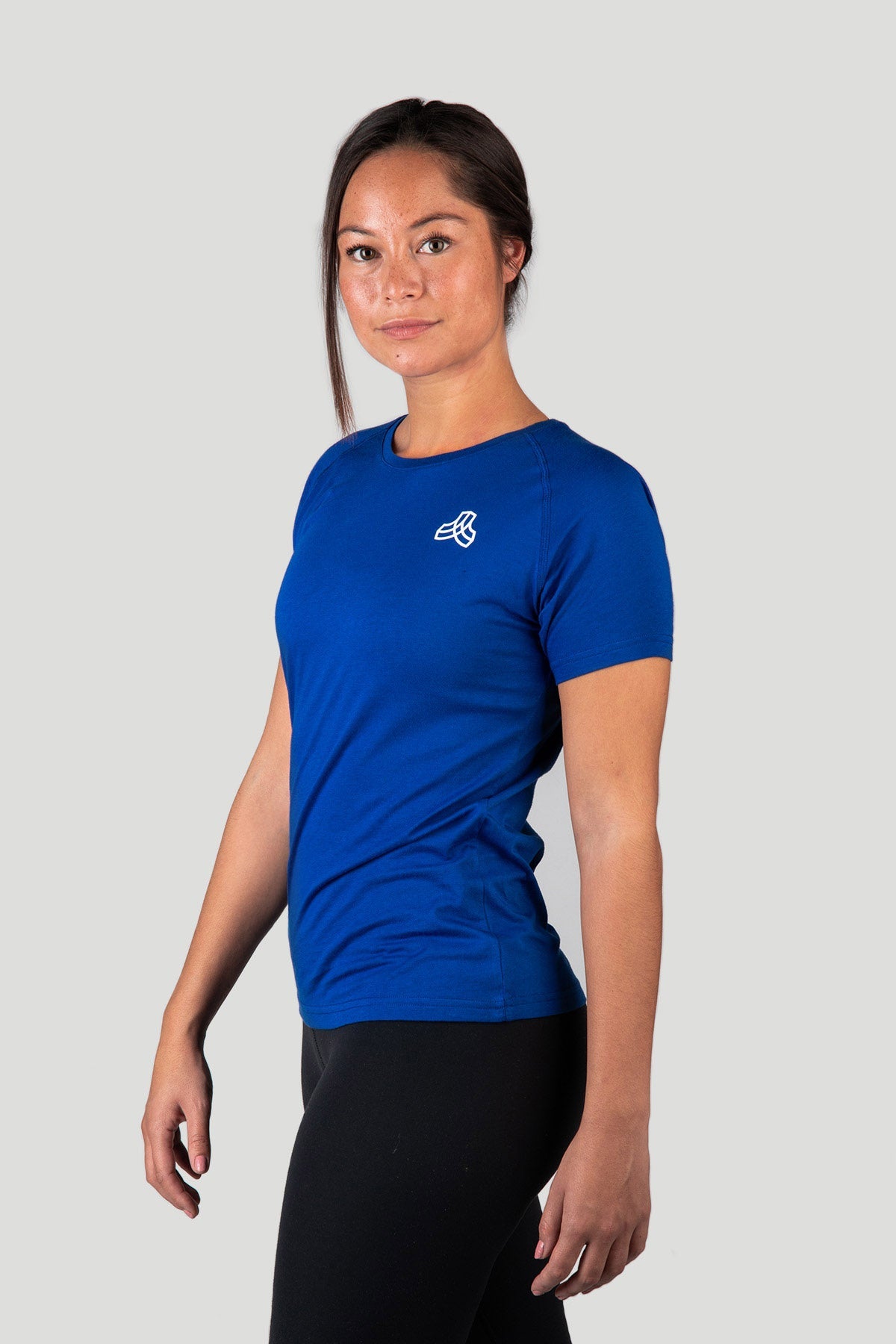 Iron Roots Beechwood Performance T-paita Cobalt Blue