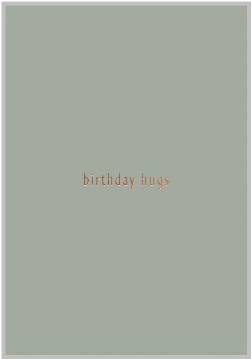 Xeraliving BIRTHDAY HUGS syntymäpäiväkortti, päärynä 10,5x14,8 cm