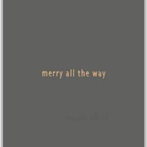 Xeraliving MERRY ALL THE WAY joulukortti, yömetsä 10,5x14,8 cm