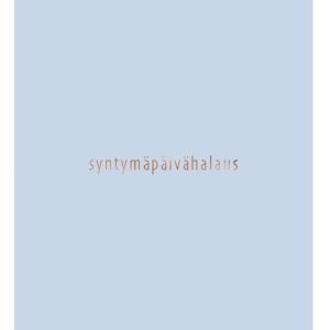 Xeraliving Syntymäpäivähalaus kortti taivaansininen