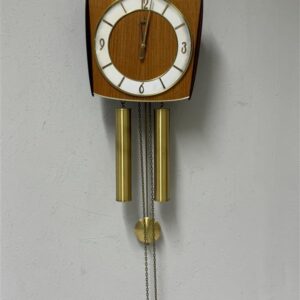 Hald vintage tiikki punttikello seinäkello