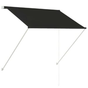 Sisäänkelattava markiisi 150x150 cm antrasiitti - Harmaa