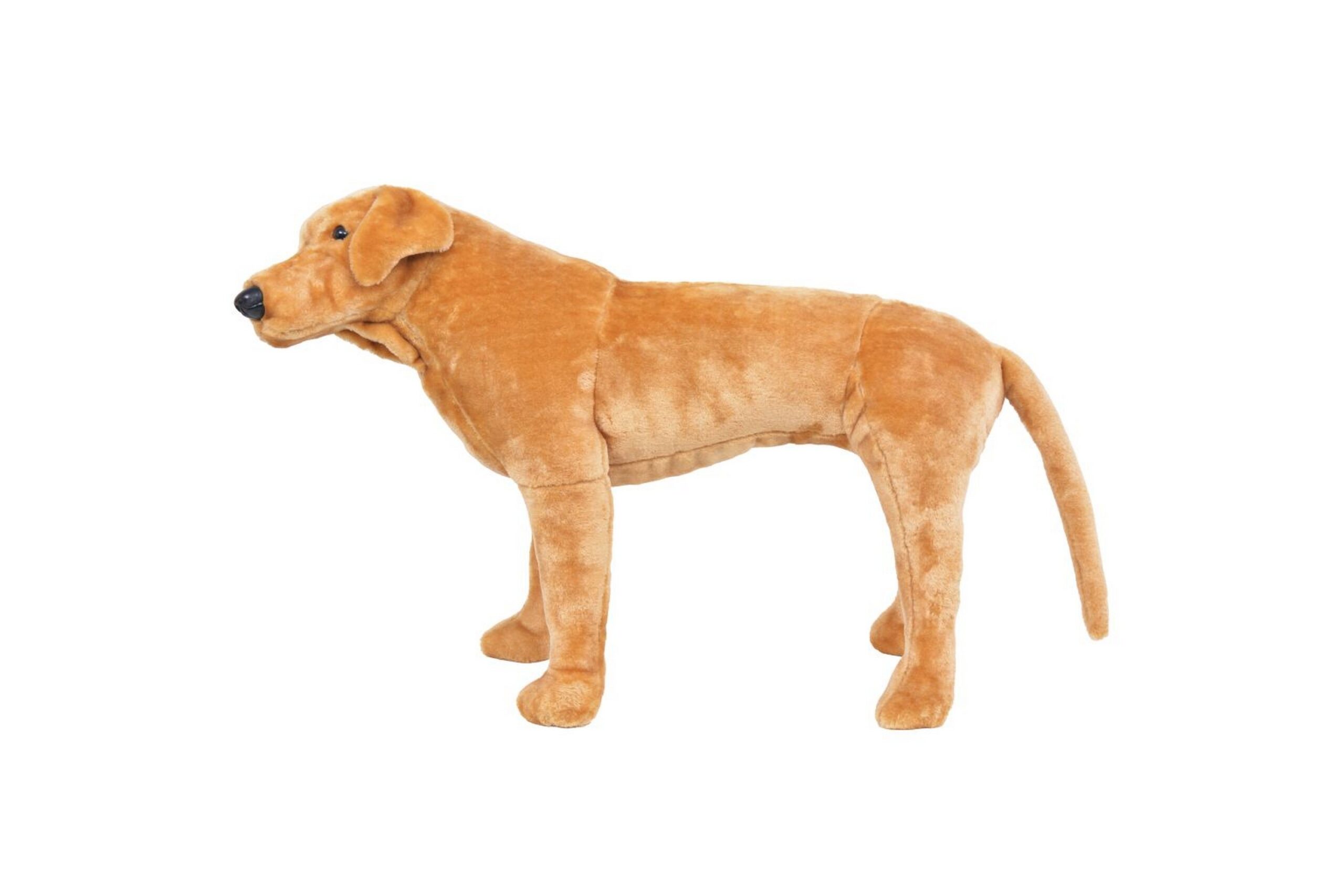 Seisova pehmolelu Labradorinnoutaja XXL vaaleanruskea - Ruskea