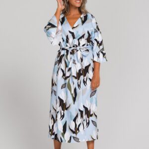 Shana Kietaisumekko/Takki Flowertile Blue