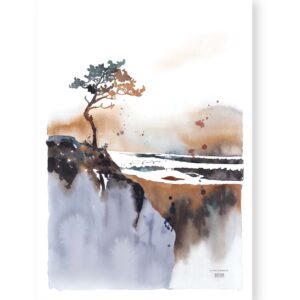 Juliste jyrkänteellä 50x70 cm