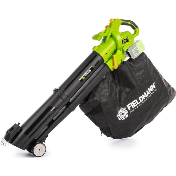Akkukäyttöinen lehtipuhallin-imuri-silppuri Fieldmann FZF 70725-0 2x20V