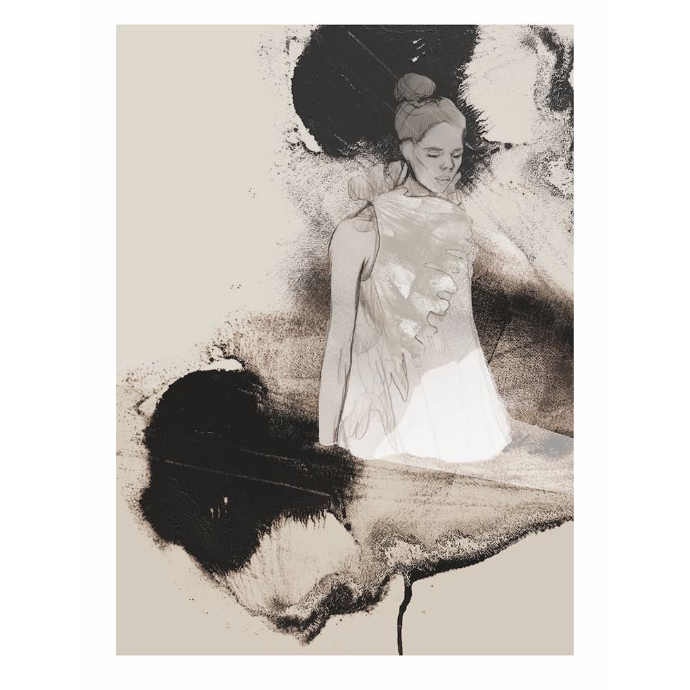 Anna Bülow, Anna Bülow poster The light 30x40 cm