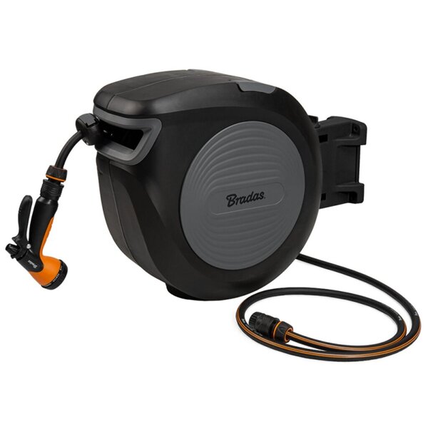 Automaattinen letkukela kasteluletkulla 1/2"20 m Bradas Black Line