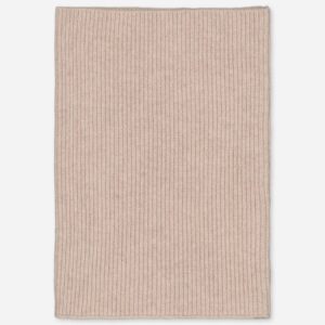Ribbed Cashmere Snood Beige