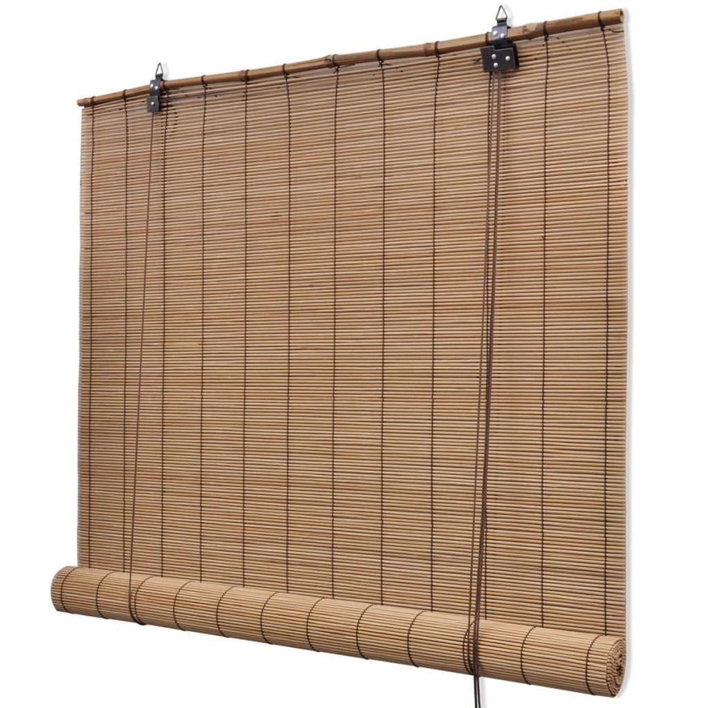 Rullaverho bambu 140x220 cm ruskea - Ruskea