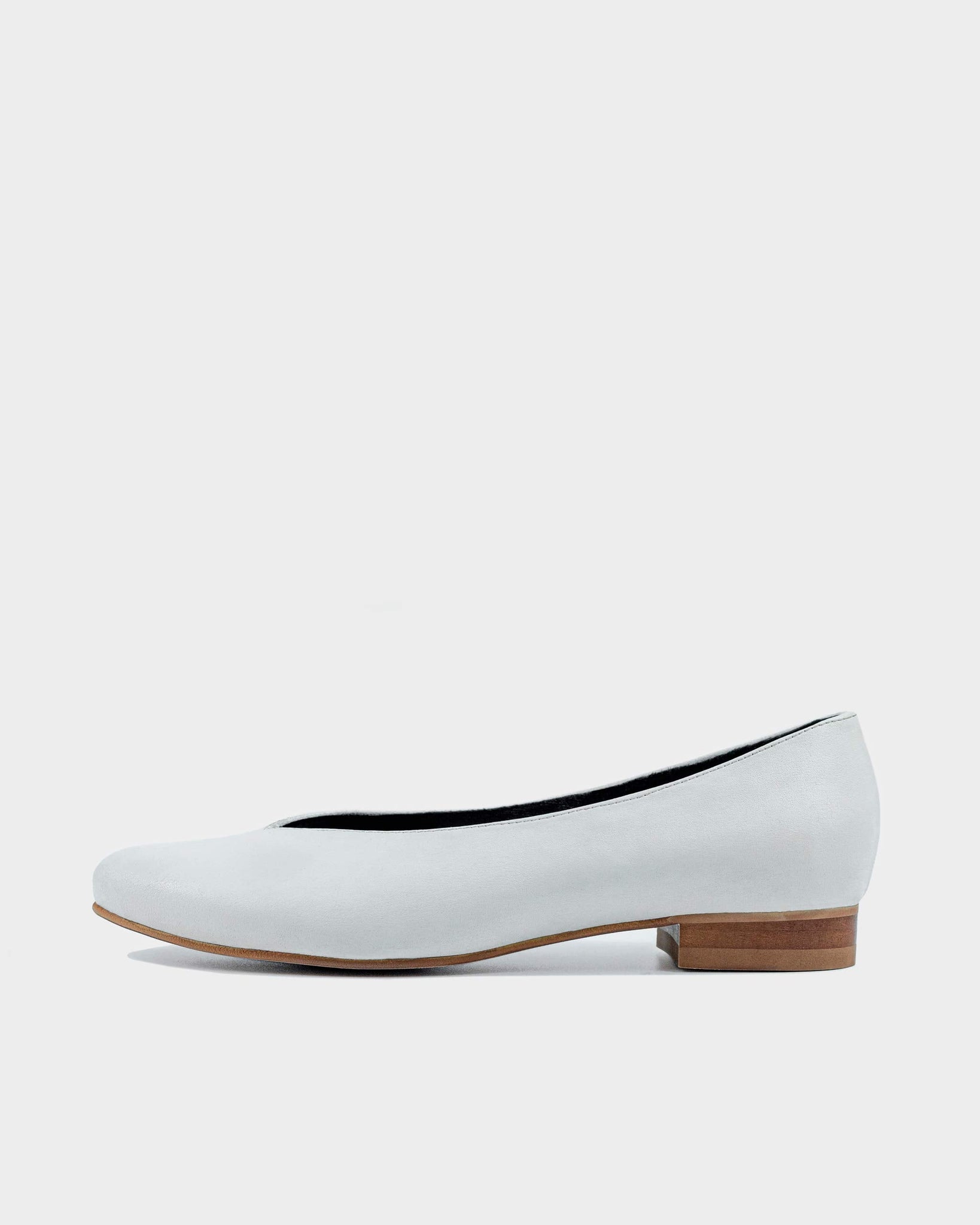 Pumps Nopal Ballerinat Kaktusnahkaa Valkoinen