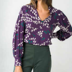 Orchidée Blouse Purple