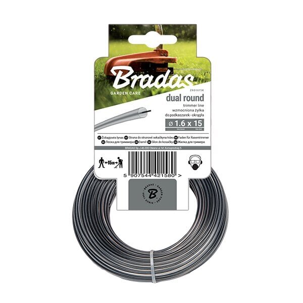 Bradas RIPPER DUAL siima, pyöreä, 2,4mm x 100m