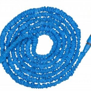 Bradas Trick Hose -puutarhaletku, venyvä, sis. kastelupistoolin, 15 - 45 m, sininen