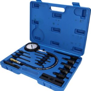 Puristuksen testaussarja diesel-moottoreille, 18-os, Brilliant Tools