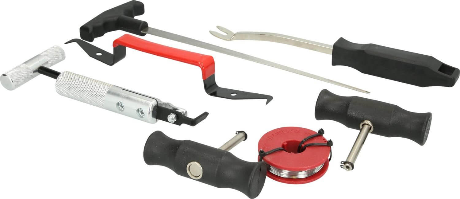 Tuulilasin asennussarja, 7-os, Brilliant Tools