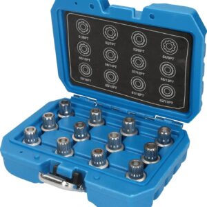 Lukkomutterivalikoima, VW, 12-os, Brilliant Tools