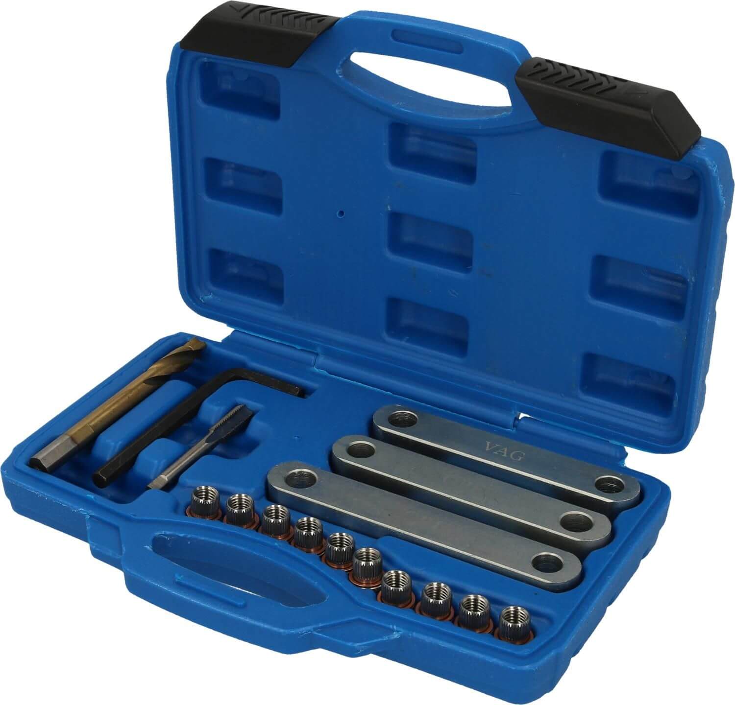 Korjaussarja jarrukierteille, M9 x 1,25, 16-os, Brilliant Tools