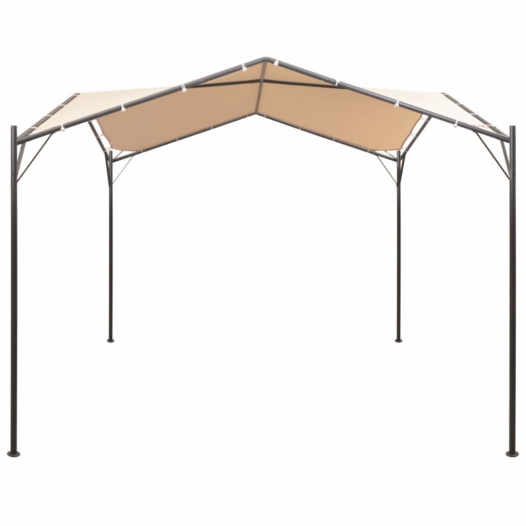 Huvimaja/paviljonki 4x4 teräs Beige - Beige