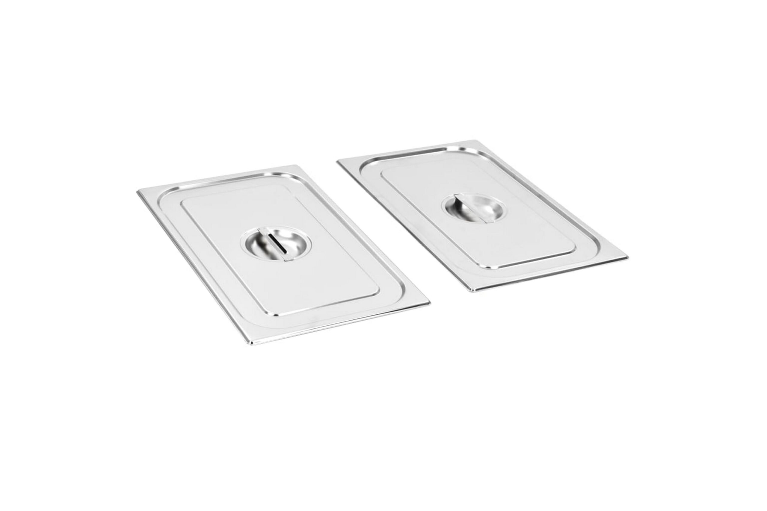 Kannet GN 1/1 pannulle 2 kpl ruostumaton teräs - Hopea