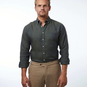 Tamina Linen Shirt Moss