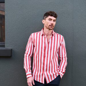 Maggia Linen Shirt Red