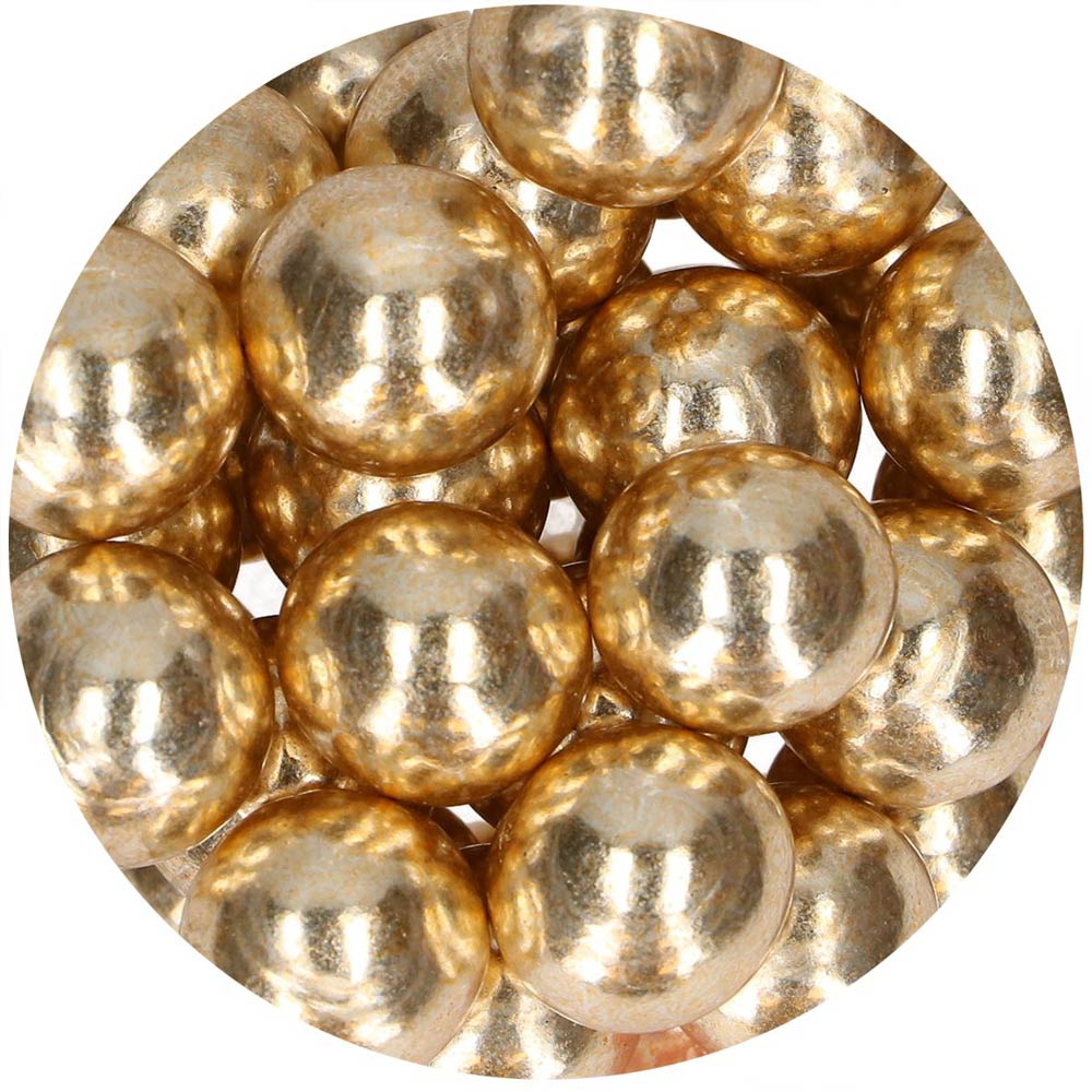 Suklaapallot Choco Crispy - Metallic Gold, 130g