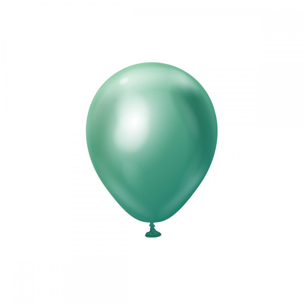 Ilmapallot - Chrome Green, 13cm, 25kpl