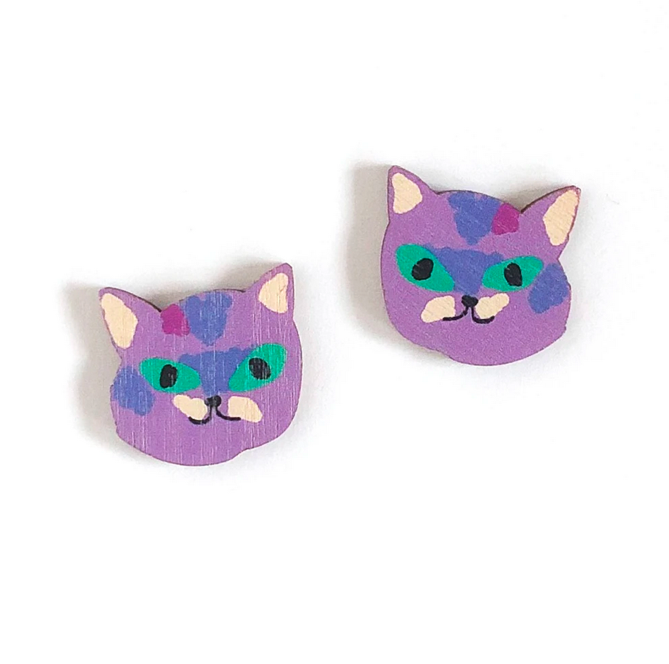 Crazy Granny Kitty korvakorut - Laventeli